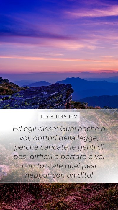 Luca 11:46 RIV Bible Verse Image