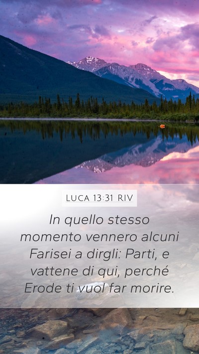 Luca 13:31 RIV Bible Verse Image