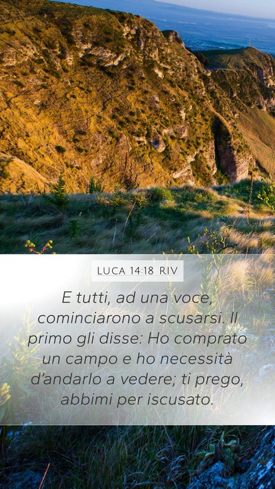 Luca 14:18 RIV Bible Verse Image
