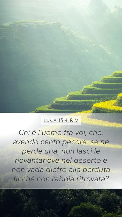 Luca 15:4 RIV Bible Verse Image