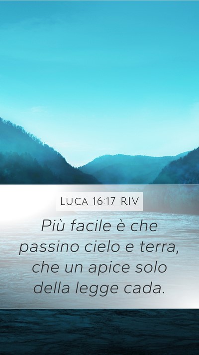 Luca 16:17 RIV Bible Verse Image