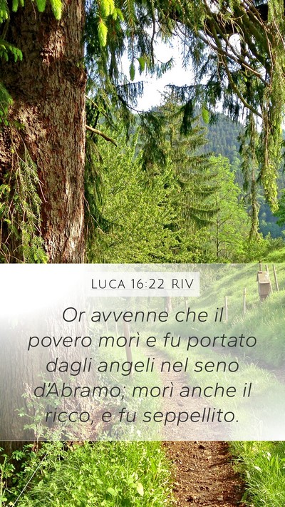Luca 16:22 RIV Bible Verse Image