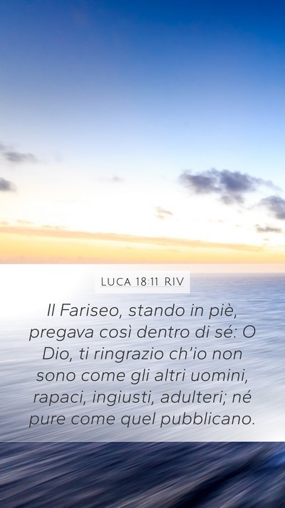 Luca 18:11 RIV Bible Verse Image