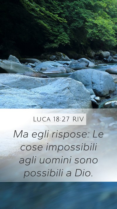 Luca 18:27 RIV Bible Verse Image