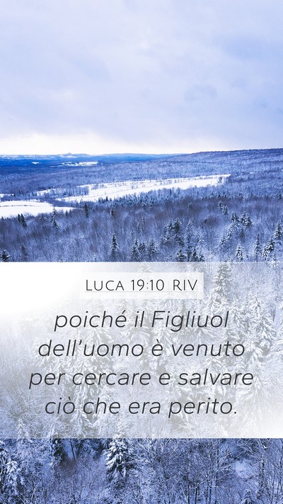 Luca 19:10 RIV Bible Verse Image