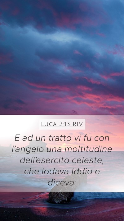 Luca 2:13 RIV Bible Verse Image