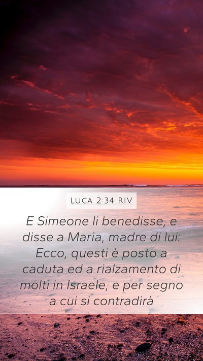 Luca 2:34 RIV Bible Verse Image