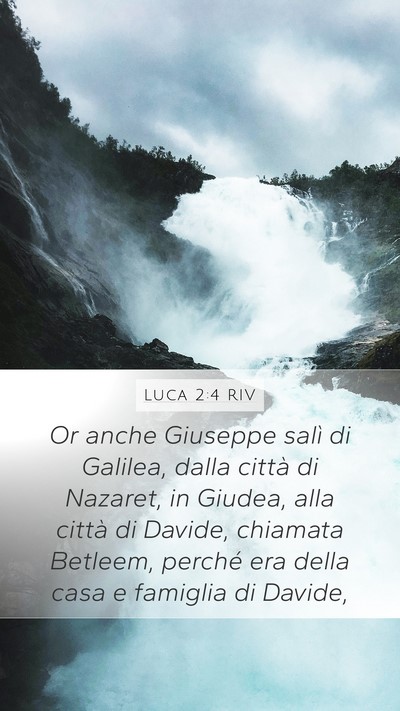 Luca 2:4 RIV Bible Verse Image
