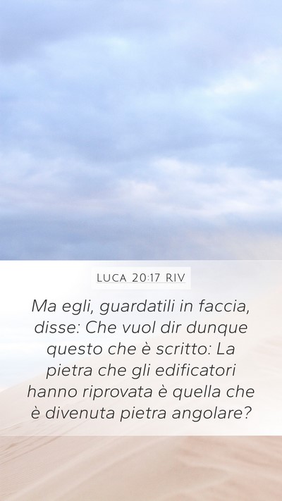 Luca 20:17 RIV Bible Verse Image