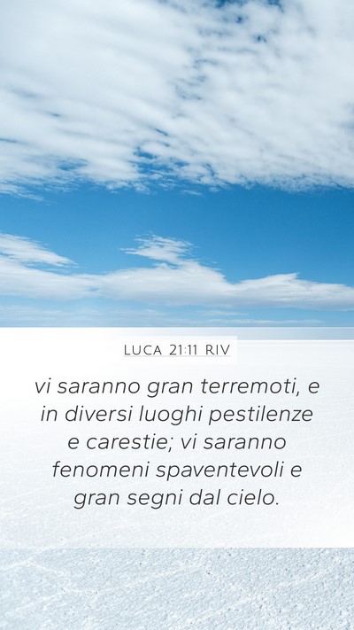Luca 21:11 RIV Bible Verse Image