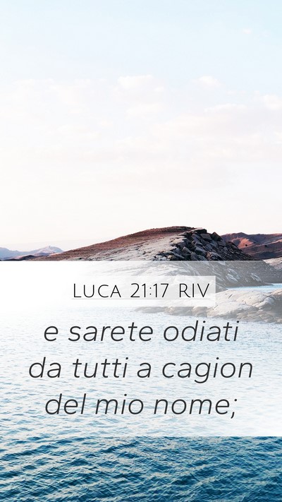Luca 21:17 RIV Bible Verse Image