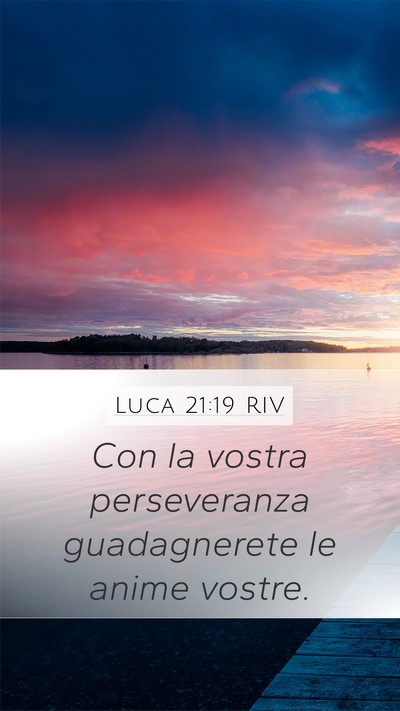 Luca 21:19 RIV Bible Verse Image