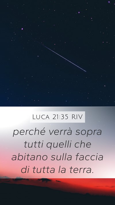 Luca 21:35 RIV Bible Verse Image