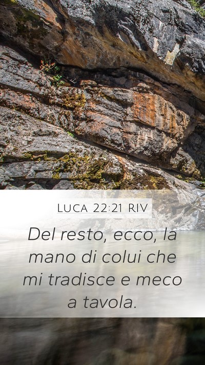 Luca 22:21 RIV Bible Verse Image