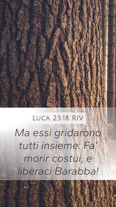 Luca 23:18 RIV Bible Verse Image