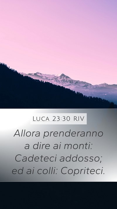 Luca 23:30 RIV Bible Verse Image