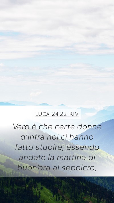 Luca 24:22 RIV Bible Verse Image
