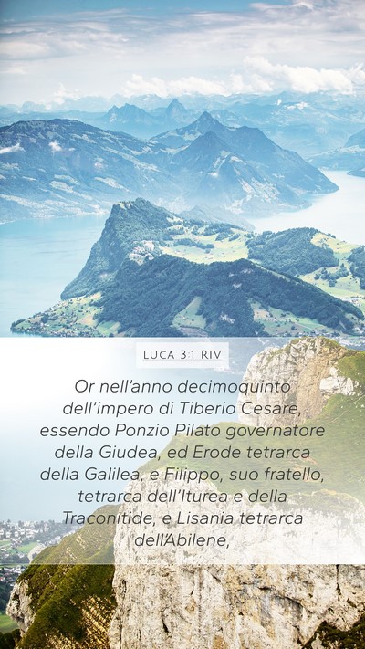 Luca 3:1 RIV Bible Verse Image