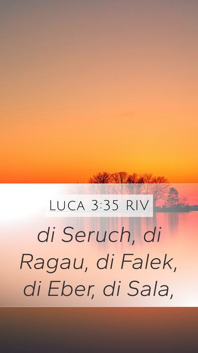 Luca 3:35 RIV Bible Verse Image