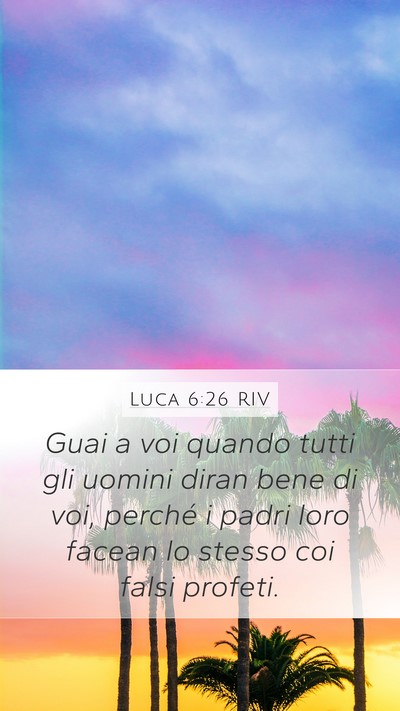 Luca 6:26 RIV Bible Verse Image
