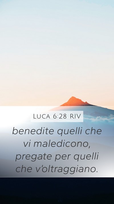 Luca 6:28 RIV Bible Verse Image