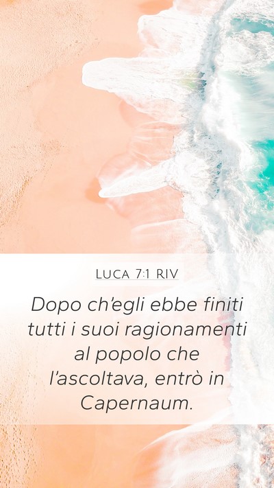 Luca 7:1 RIV Bible Verse Image
