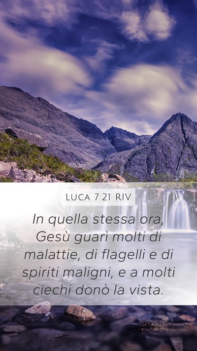Luca 7:21 RIV Bible Verse Image