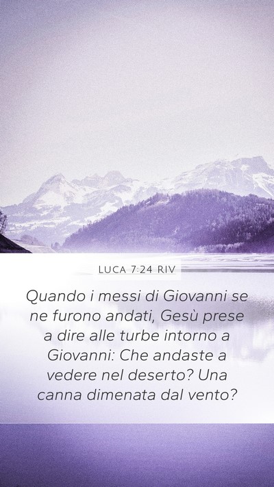 Luca 7:24 RIV Bible Verse Image