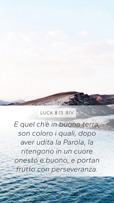 Luca 8:15 RIV Bible Verse Image