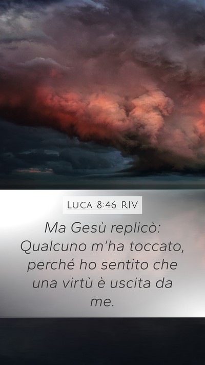 Luca 8:46 RIV Bible Verse Image