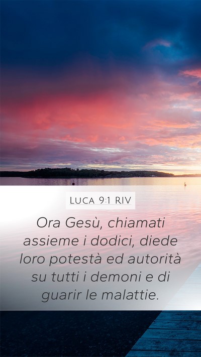 Luca 9:1 RIV Bible Verse Image