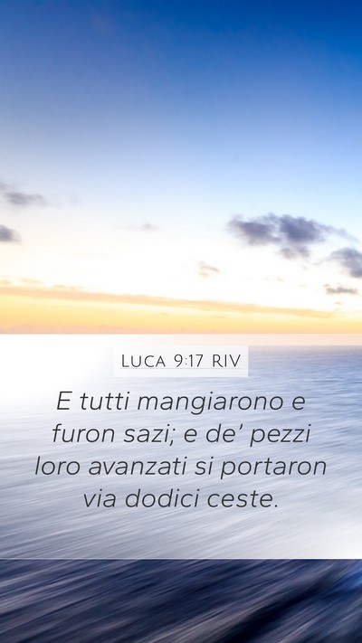 Luca 9:17 RIV Bible Verse Image