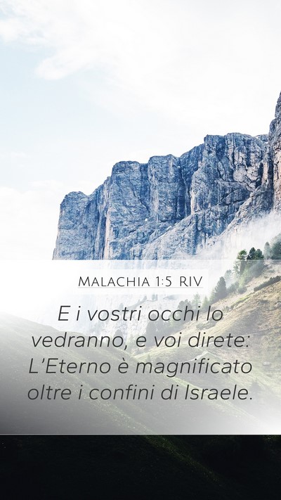 Malachia 1:5 RIV Bible Verse Image