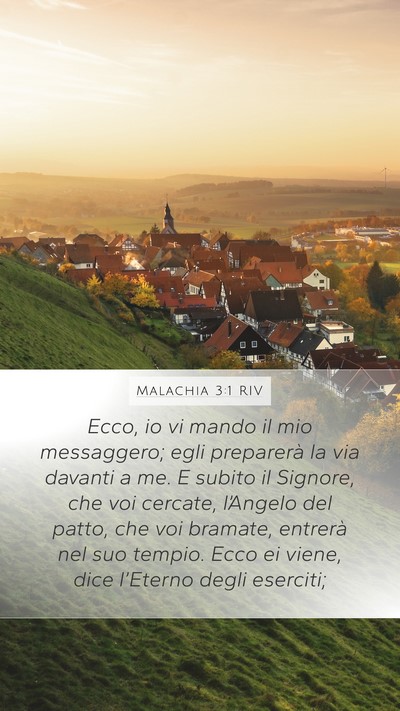Malachia 3:1 RIV Bible Verse Image