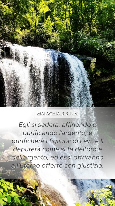Malachia 3:3 RIV Bible Verse Image