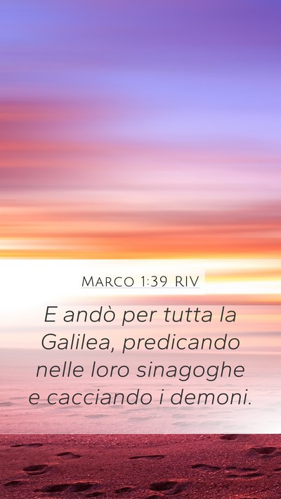 Marco 1:39 RIV Bible Verse Image