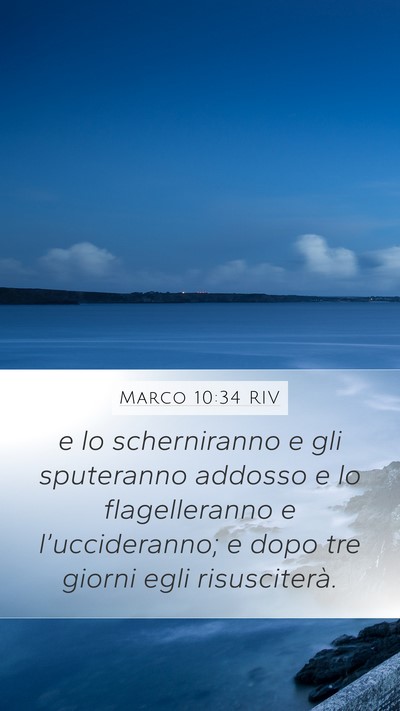 Marco 10:34 RIV Bible Verse Image