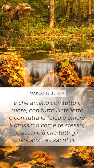 Marco 12:33 RIV Bible Verse Image
