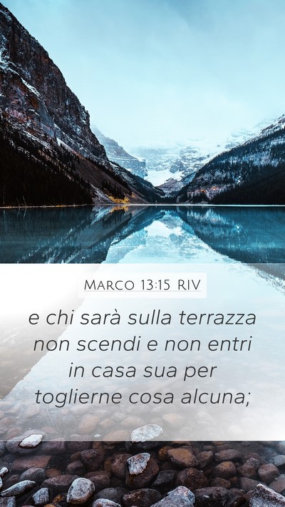Marco 13:15 RIV Bible Verse Image