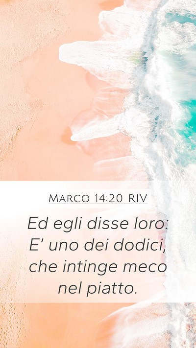 Marco 14:20 RIV Bible Verse Image