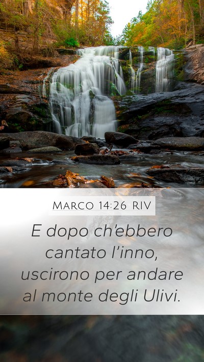 Marco 14:26 RIV Bible Verse Image