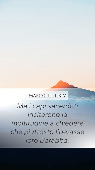 Marco 15:11 RIV Bible Verse Image