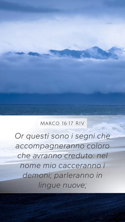 Marco 16:17 RIV Bible Verse Image