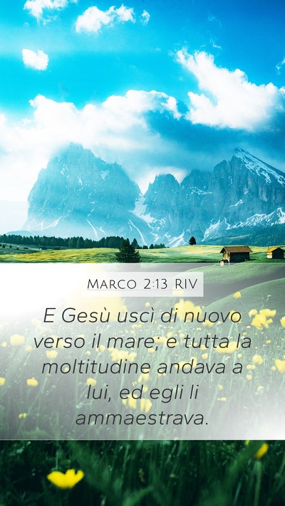 Marco 2:13 RIV Bible Verse Image