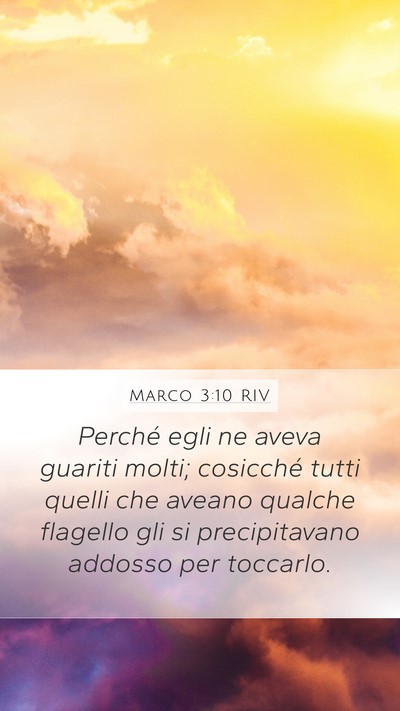 Marco 3:10 RIV Bible Verse Image
