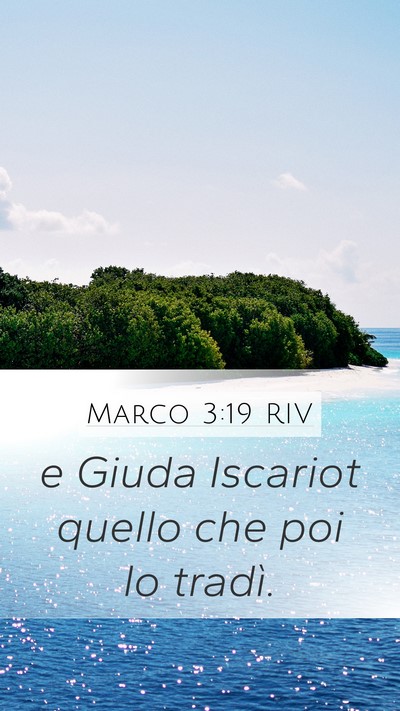 Marco 3:19 RIV Bible Verse Image