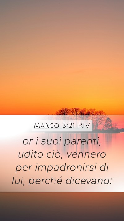 Marco 3:21 RIV Bible Verse Image