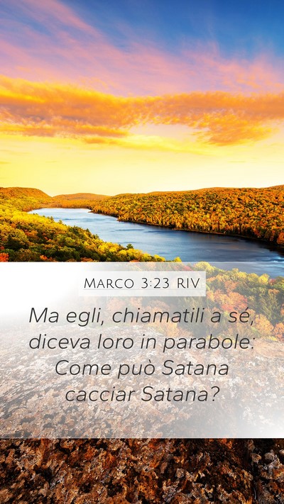 Marco 3:23 RIV Bible Verse Image