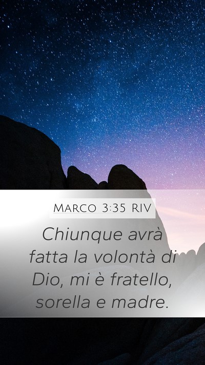 Marco 3:35 RIV Bible Verse Image