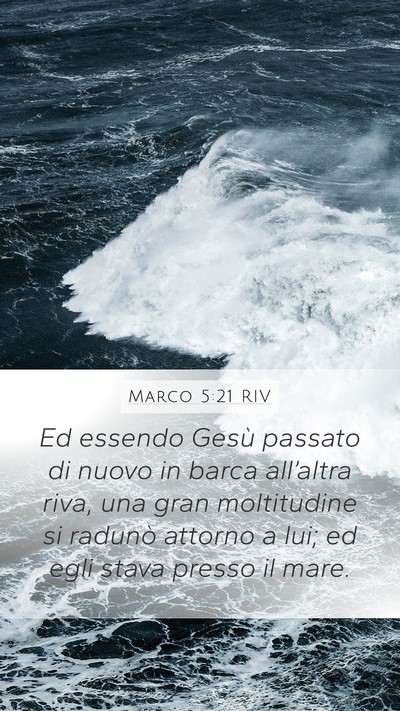 Marco 5:21 RIV Bible Verse Image